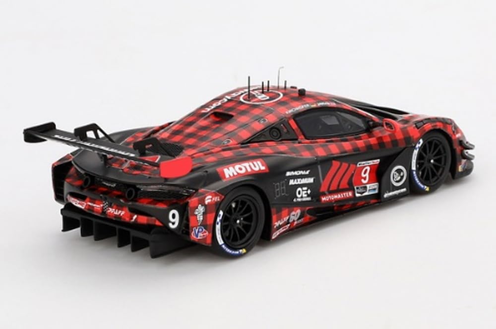 TSM MODEL Scale McLaren 720S GT3 EVO IMSA Chevrolet Grand Prix 2024 Plaid Pfaff Motorsport Finished Model TSM430827 1/43 #9