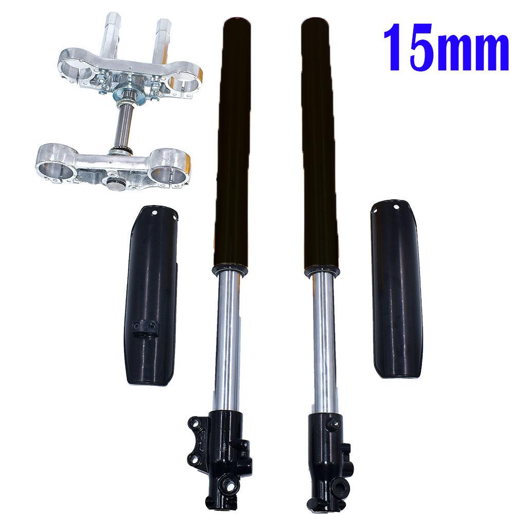 710MM Front Inverted Fork Shock Absorption 45MM/48MM with Device Upper and Lower Plate for Chinese Dirt Pit Bike CRF KLX