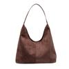 2025 new solid color matte trend personalized daily commuter bag simple women's bag shoulder bag