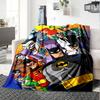 Batman Theme Printed Blanket - Perfect for Couch, Bed, Travel & Outdoor Use | Machine Washable, Cozy & Durable.