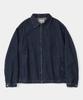 Columbia University Trajan Label Denim Blouson Jacke_Indigo Jeans