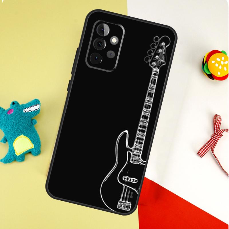 Guitar Instrument Music For Samsung Galaxy A55 A35 A15 A54 A34 A14 A53 A33 A13 A05 A06 A16 A22 A32 A52 Phone Case