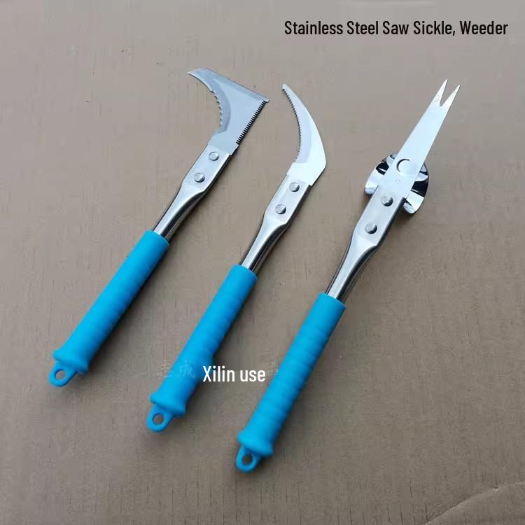Japanese Stainless Steel Fine-Toothed Weeding Sickle