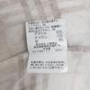 Burberry BLUE LABEL Langarm Karottenoberteil Weiß Braun Damen 38/M(GEBRAUCHT)
