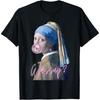 Girl With The Pearl Earring Vermeer Funny Altered Art Wassup T-Shirt