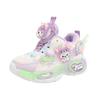 Girl Cartoon Rotating Button Sneakers - New Style with Soft Sole and Illuminated Shoes