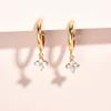 925 Sterling Silver leaf  Earrings For Women Trendy Earring Jewelry Prevent Allergy Party Accessories Gift