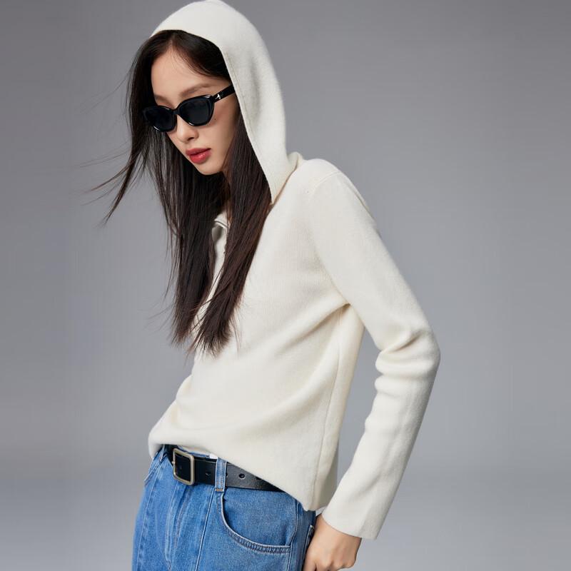 Paro Women's 100% Cashmere Half-Zip Knit Sweater