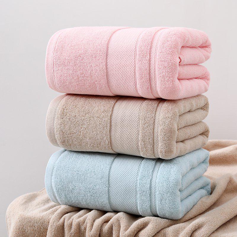 Individually Packaged Large Cotton Bath Towel - Absorbent, Quick-Drying, High-End Gift for Couples