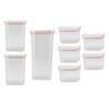 Cereal Storage Container Reusable Plastic Transparent Multipurpose Sealed Grain Can for Cereal