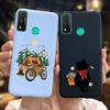 For Funda Huawei P Smart 2020 Case Coque Popular Lavender Flower Phone Case For Huawei P Smart 2020 6.21" Soft Shockproof Bumper