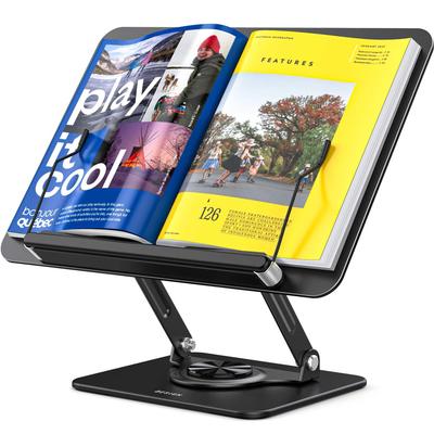 BESIGN BS02 Reading Book Adjustable Book Ergonomic Laptop Cookbook Recipe Book Holder with Expandable Page for Sheet and Tablets Stand, Holder, Stand,