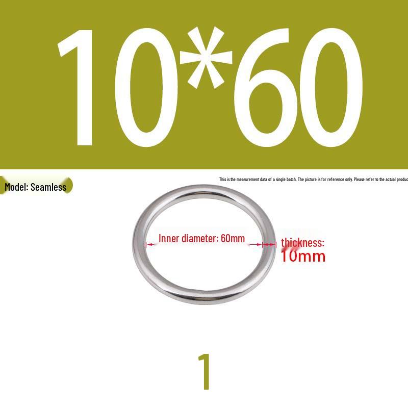 304 Stainless Steel Seamless O-Ring for Lifting and Hammock Yoga Connection