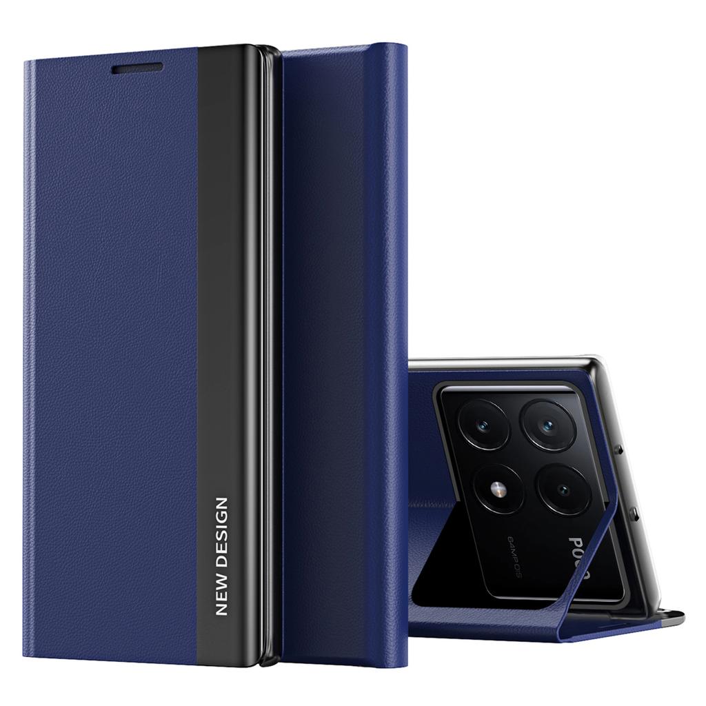 For Xiaomi Poco X6 Pro 5G/Redmi K70E 5G Case Electroplating Foldable Stand Phone Cover