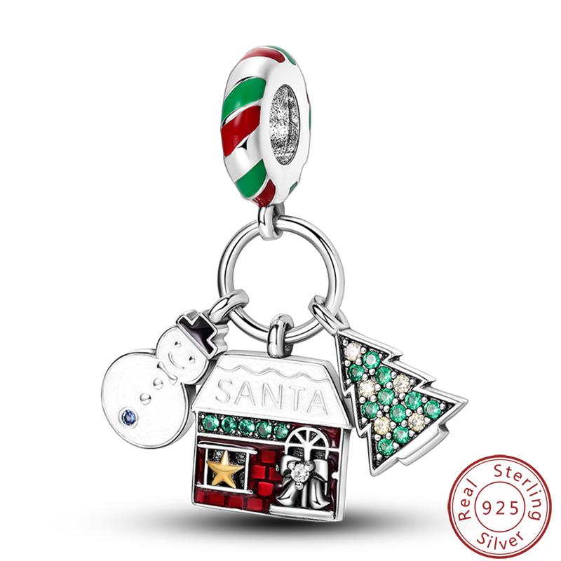 Green Series Copper Lucky Clover Avocado Cactus Spring Charms Beads 3Mm Diy Fine Jewelry Making