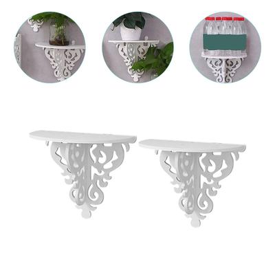 Wall Shelf Decorative Storage Rack Home Floating Hanging Modern Style Wall-mounted