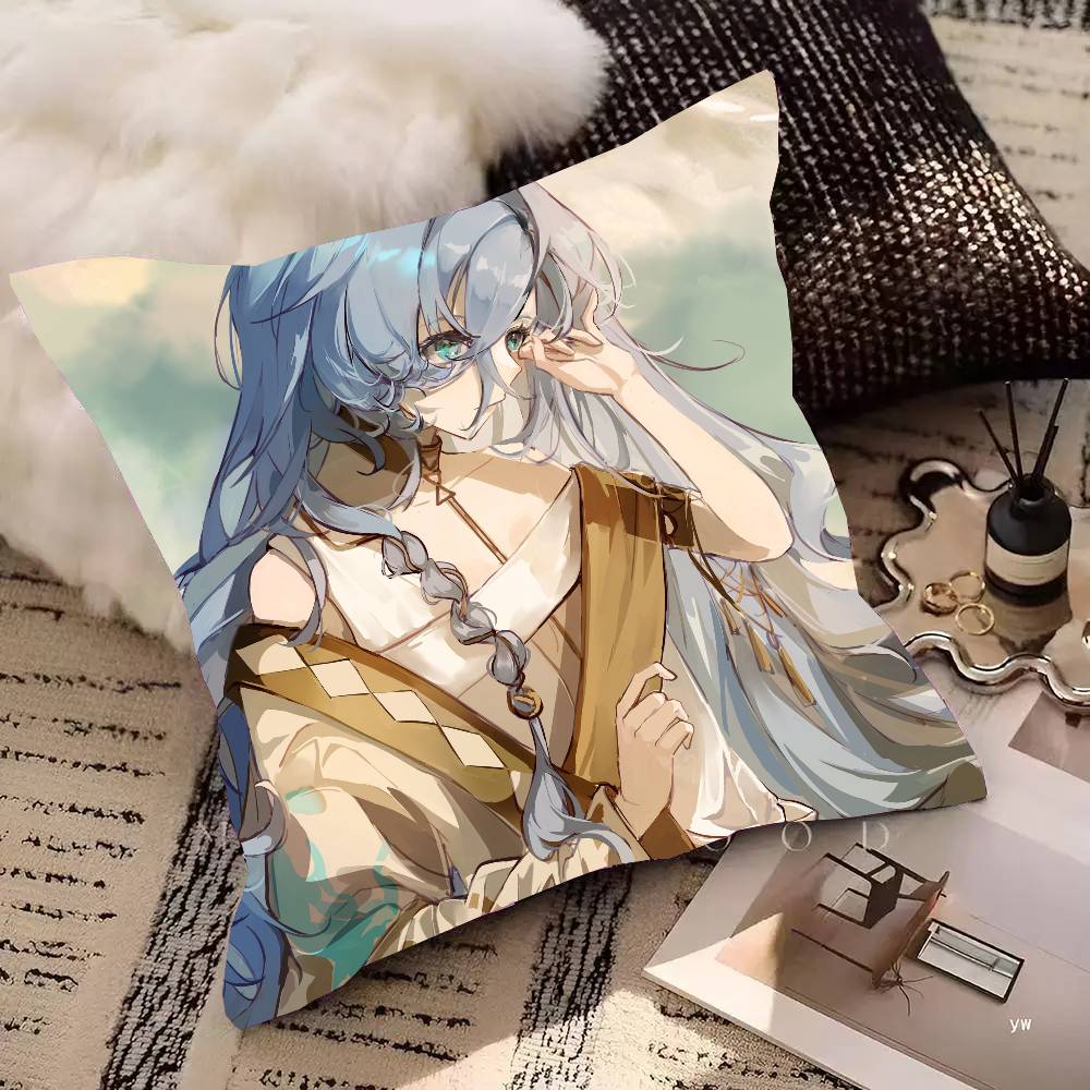 37 Animated Game R-Reverse 1999 Pillow Case Fashion Square Pillowcase Bedroom Sofa Room Ins Decoration Leisure