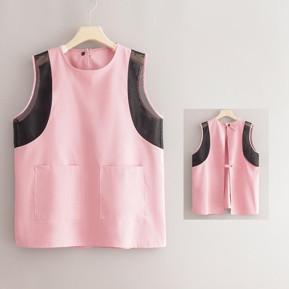 Langlebige ölbeständige wasserdichte Schürze Trendiger Stil Bequeme atmungsaktive Schürze Verstellbar mit Taschen Backschürze Restaurant