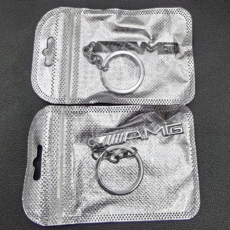 3D Metal Car Key Ring Pendant Leather Key Chain Accessories For Mercedes Benz W204 W205 W203 W211 W212 W213 W210 W124 W169 W176 CY9