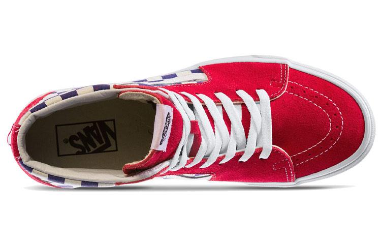 Vans Sk8-Hi BMX Checkerboard True Blue Red