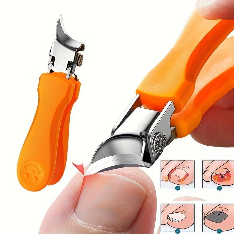 Professional Nail Clippers Ultra-Sharp Blade Ergonomic Grip - Ideal for Ingrown Toenails for Home or Salon