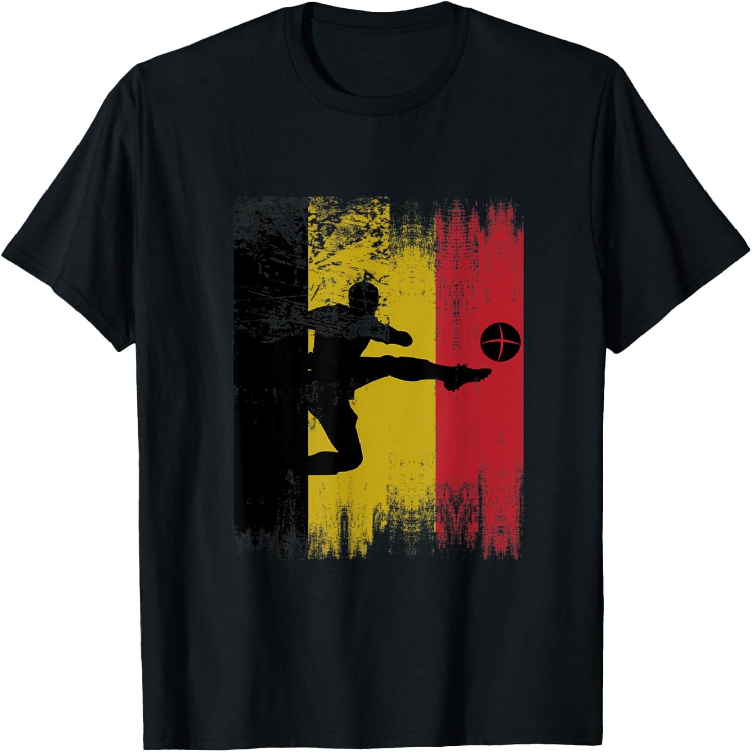 Belgium Soccer Belgians Football Belgium Futbol T-Shirt S