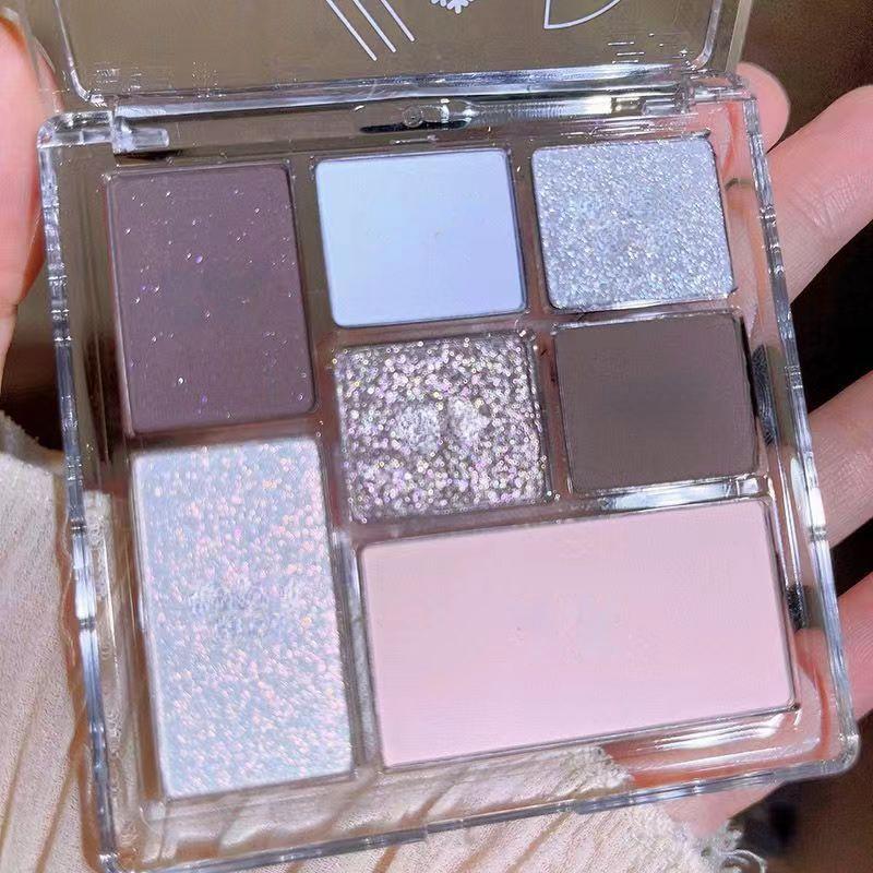 9 Colors Matte Shimmer Eyeshadow Pallete Glitter Eyeshadow Waterproof Lasting Eye Pigments Eyeshadow Beauty Makeup Cosmetic