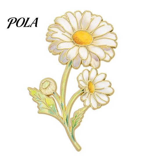 Enamel Brooch Pin, Flower Design with Smooth Edges, Pin Lightweight Zinc Alloy Badge for Jackets Scarves Bags Gift Literary Style
