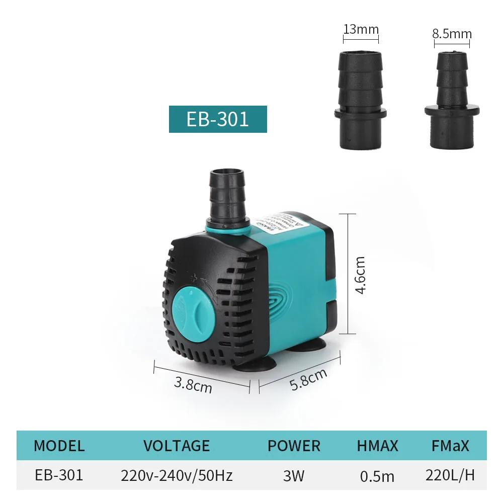 

Water Pump Aquarium Submersible Circulating Water Fish Pond Pump Fish Tank Side Suction