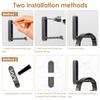 6Pcs Metal Foldable Wall Hook Wall Mounted Coat Hat Clothes hanger Hook for home Bedroom Self-Adhesive wall hook with Screws