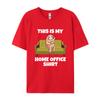 This Is My Homeoffice Sloth Pajamas Home T Shirt Unisexs Cotton Oversized Print T Shirts Streetwear Tshirt Tee Tops