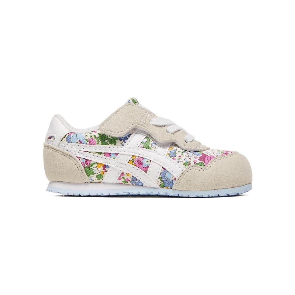 Onitsuka Tiger Serrano Comfortable Versatile Non-Slip Durable Low-Top Walking Shoes Baby sneaker Beige Red 1184A202-020