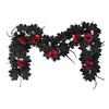 Flexible Artificial Maples Leaf Garlands Indoor Outdoors Halloween Theme Decors Easy Setups Sustainable Plastic Materials