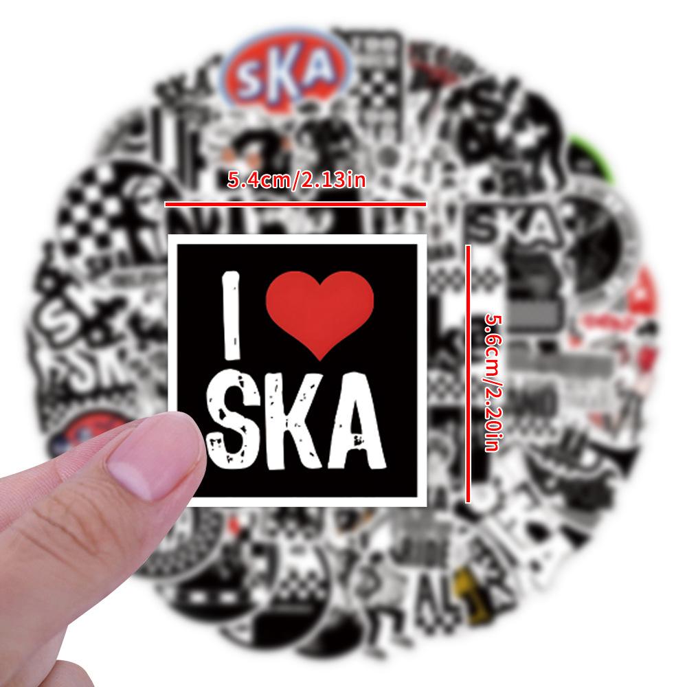 55 New Ska Graffiti Stickers Decorative Scooter Water Cup Helmet Waterproof Stickers