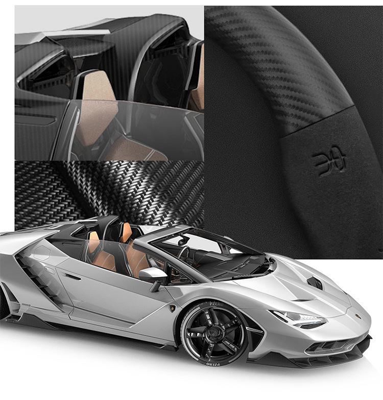 3D-geprägte Lenkradabdeckung für BYD Qin, Han, Tang, Song, Yuan, e2, Destroyer, Dolphin