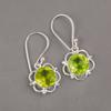 Peridot Gemstone 925 Sterling Silver Gift Jewelry Handmade Earrings1.40" For Her EE-56-4