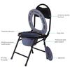 150KG Load Bearing Foldable Toilet Seat  Household Elderly Toilet Chair Pregnant Woman Portable Mobile Toilet Stool Chair