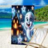 1pc Casper2 Beach Towel, Beach and Seaside Swimming Pool Equipment, Fashion Pattern, Rectangular, Travel Essentials