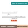 2 Pcs Rotatable Ring Hanging Punch-free Shower Curtain Rail Fixed Bracket Holder
