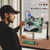 RUZIZAO Digital Microscope 48MP 4K 1080P HDMI Industrial Video Microscope Camera 150x Zoom Lens Folding Stand LED Ring Light for Adults Observation