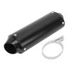 32mm 1.3in Exhaust Pipe Muffler Silencer Black for 90cc 110cc 125cc 150cc 160cc ATV Pit Bike Motorcycle