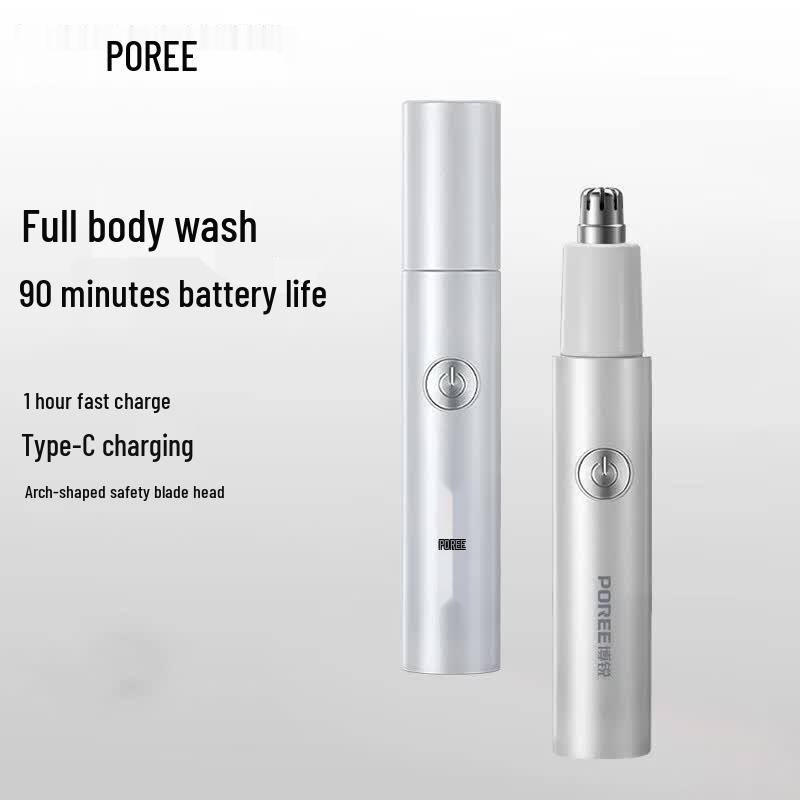Flyco Rechargeable Electric Nose Hair Trimmer for Men CN plug (adapter included)
