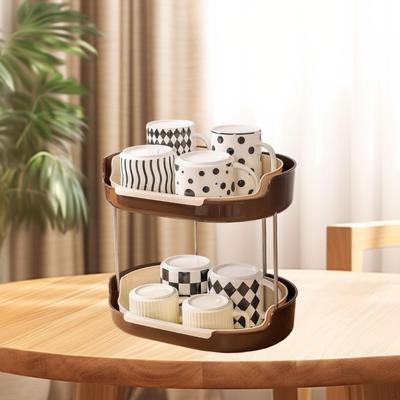 Kaffeebecherhalter, Arbeitsplatten-Organizer, Multifunktionsstation für Tassen, Regal Kommode Und