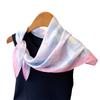 Corrugated flower printing high-end silk scarf simulation silk square scarf shawl versatile neck small square scarf headscarf scarf female