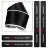 4Pcs/set Carbon Fiber Car Door Threshold Plate Stickers for Mercedes Benz W203 W204 W205 W206 W212 W213 W222 W223 E300 C200