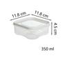 HOCUF Food Grade Refrigerator Storage Boxes