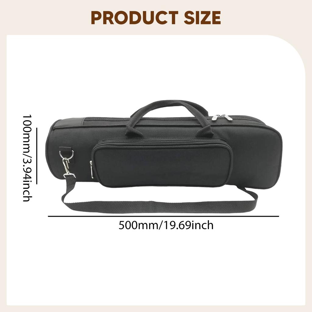 Profesionální obal na trubku Lehký a polstrovaný obal s vyhrazenými přihrádkami Snadné přenášení a plná ochrana pro hudebníky