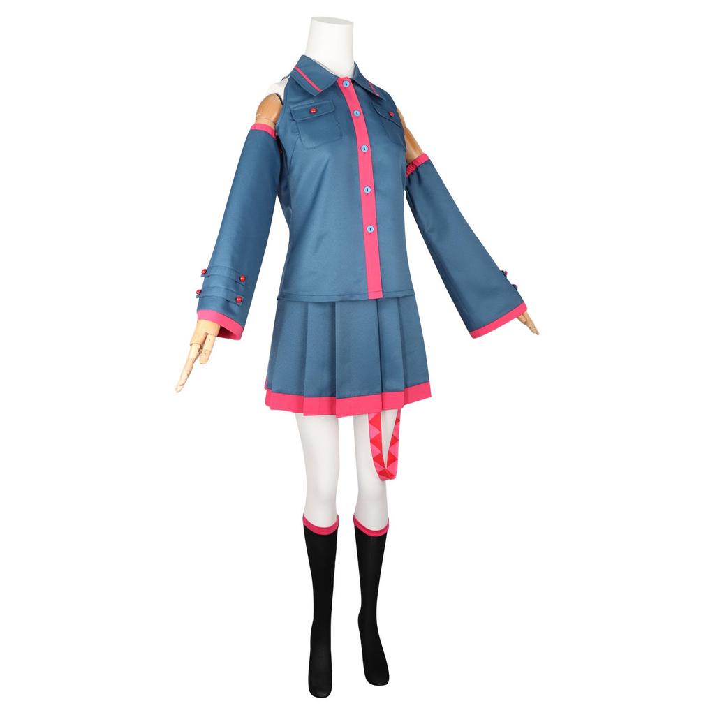 First Cause Blue Uniform Cosplay Set for Women - Heavy Tone Anime Game Costume