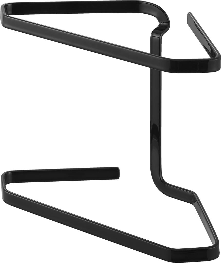 Yamazaki Tower Stainless Steel Triangular Drainer with Draining x x H15cm Not 1556 Net, Black, W20.6 D10.8 (Cushion Included),