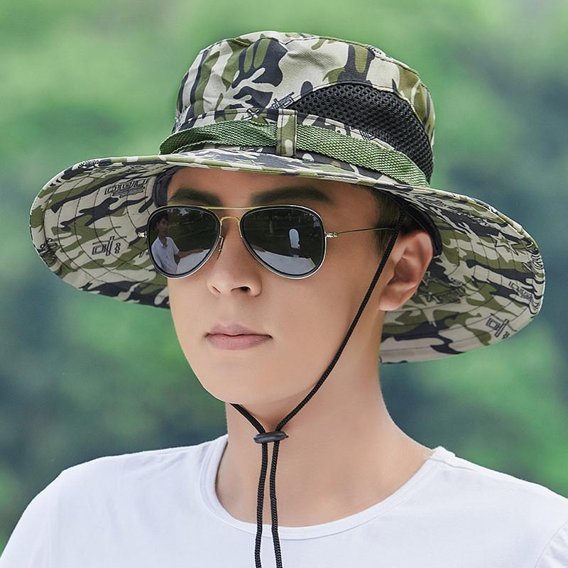 Fisherman Hat Men Summer Sun Protection Cap With Short Brim For Fishing And Outdoor Activities